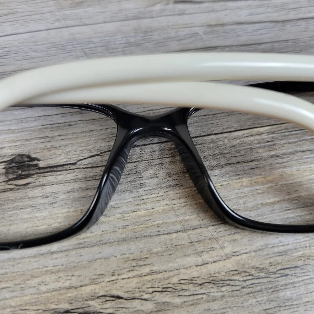 Coach Eyeglass Frames HC 6077 5340 Black/Ivory Rectangular Women 51-15-135